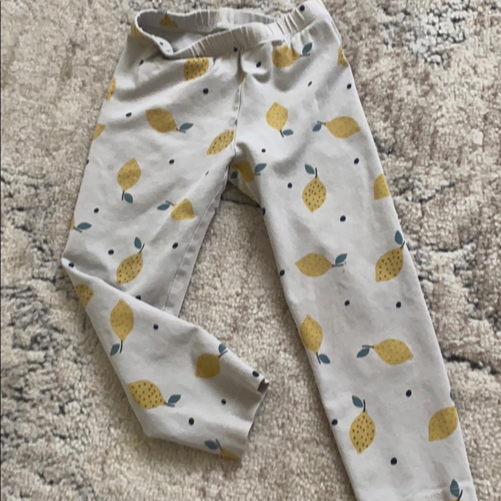 Lemon print pants super cute size 18 m